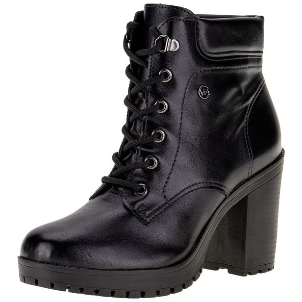 Bota Feminina Coturno Via Marte - 231608 PRETO 34