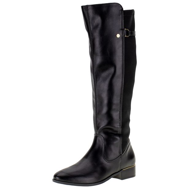 Bota Feminina Cano Alto Via Marte - 238206 PRETO 34