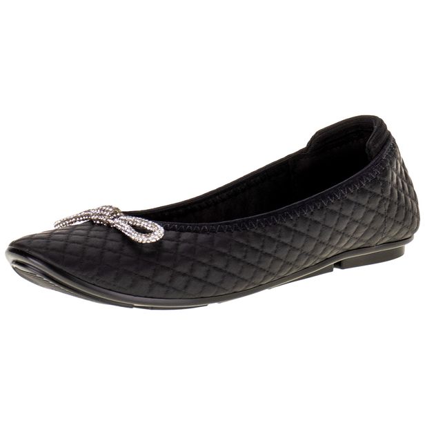 Sapatilha Feminina Moleca - 5770106 PRETO 34