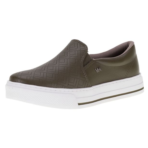 Tênis Feminino Slip On Via Marte - 234701 OLIVA 34