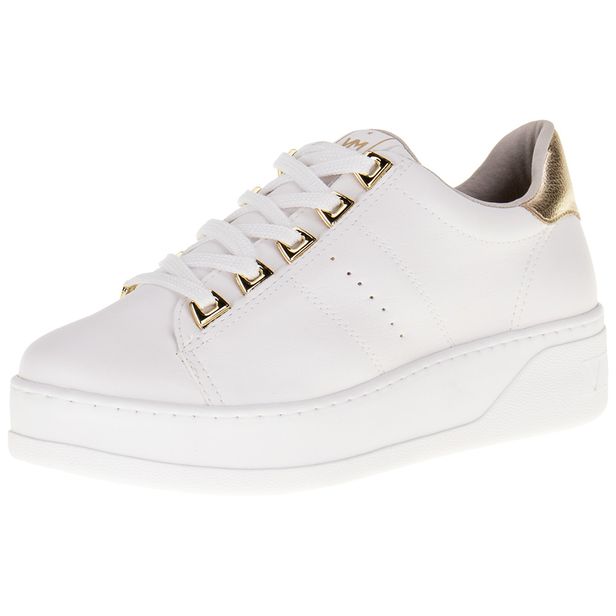Tênis Feminino Casual Via Marte - 231506 BRANCO/BEGE 34