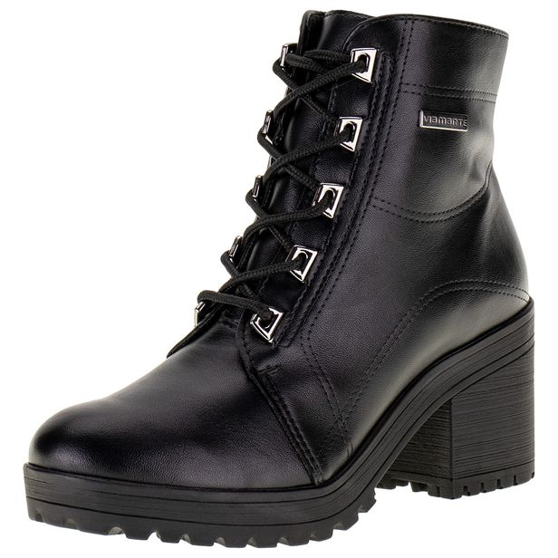 Bota Feminina Coturno Via Marte - 23402 PRETO 34