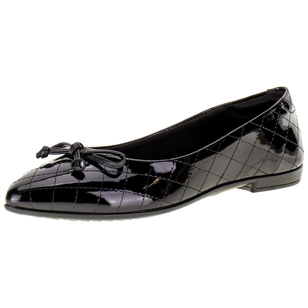 Sapatilha Feminina Flat Beira Rio - 4136398 VERNIZ/PRETO 34