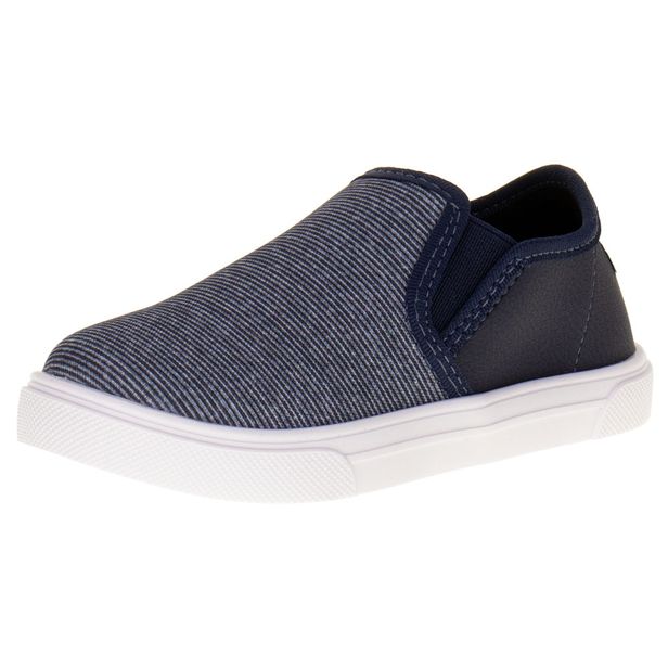 Tênis Infantil Slip On Molekinho - 2133173 MARINHO 21