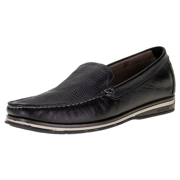 Mocassim Masculino Denim Flow Democrata - 135201 PRETO 37