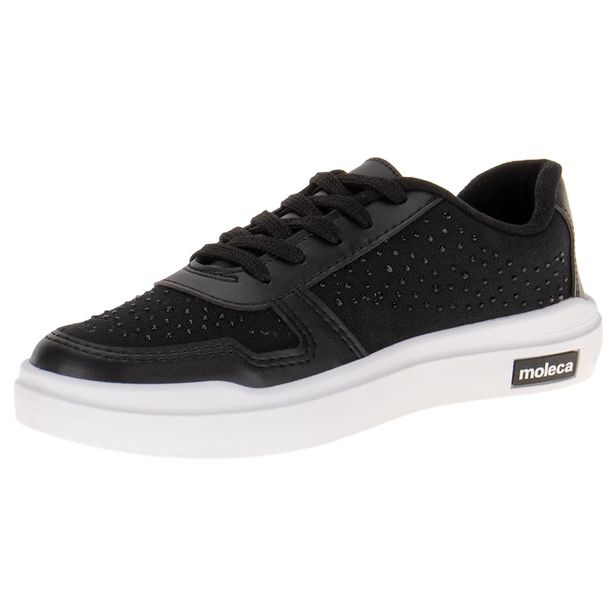 Tênis Feminino Moleca - 5750110 PRETO 34