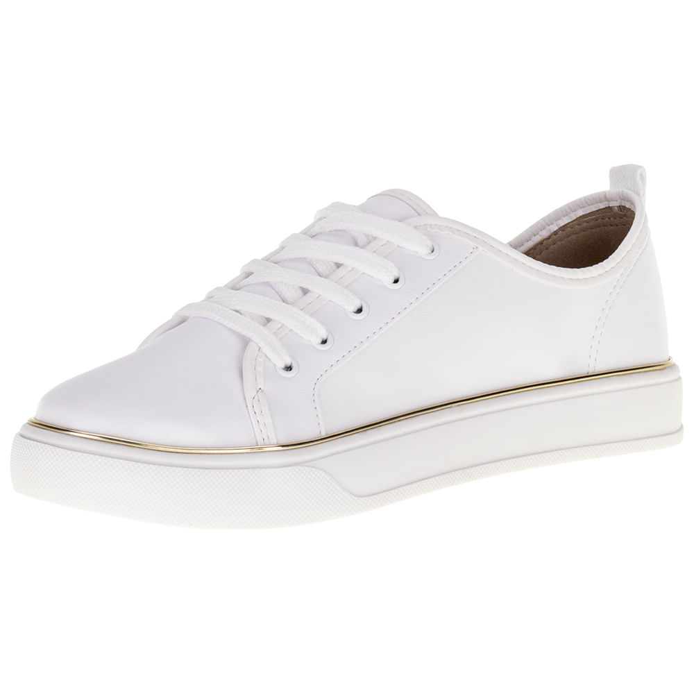 Tênis Feminino Casual Beira Rio 4294306 BRANCO cloviscalcados
