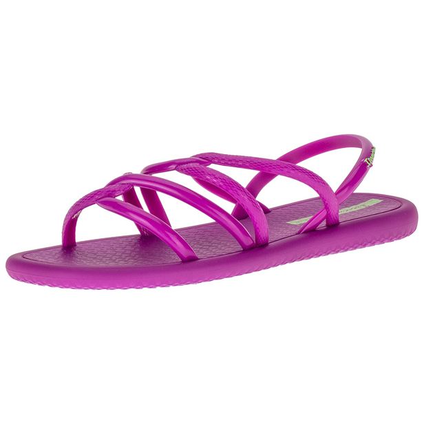 Sandália Feminina Rasteira Meu Sol Ipanema - 27135 ROXO 34