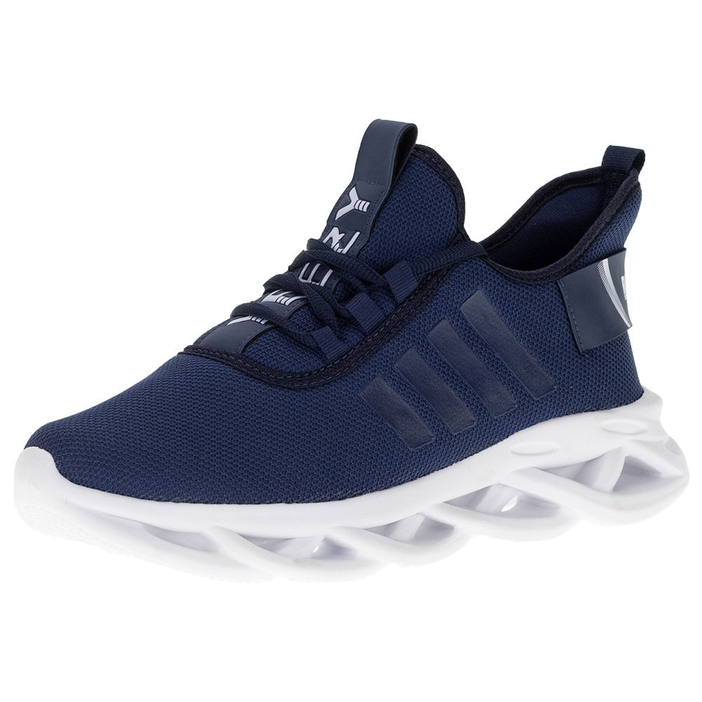 Tênis Masculino Red Fox - 1490 AZUL/BRANCO - cloviscalcados