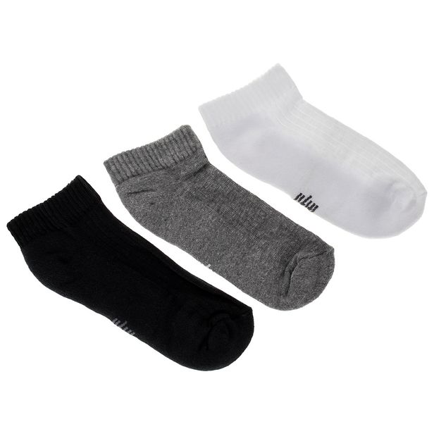 Kit 3 Pares de Meias Trifil - T08004 PRETO/BRANCO 44/46