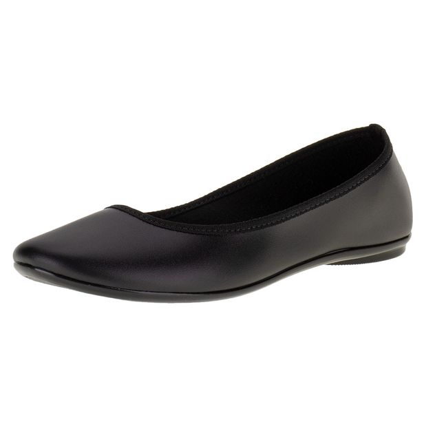 Sapatilha Feminina Moleca - 5726100 PRETO 34