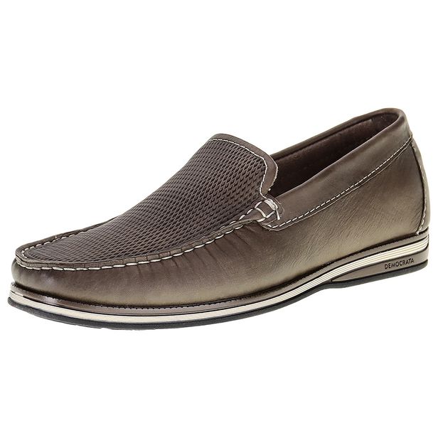 Mocassim Masculino Denim Flow Democrata - 135201 OLIVA 44